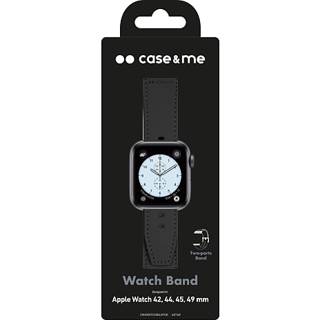 Case & Me WATCH URREM&ampnbsp; 42/44/45/49ECOLEATHE BL