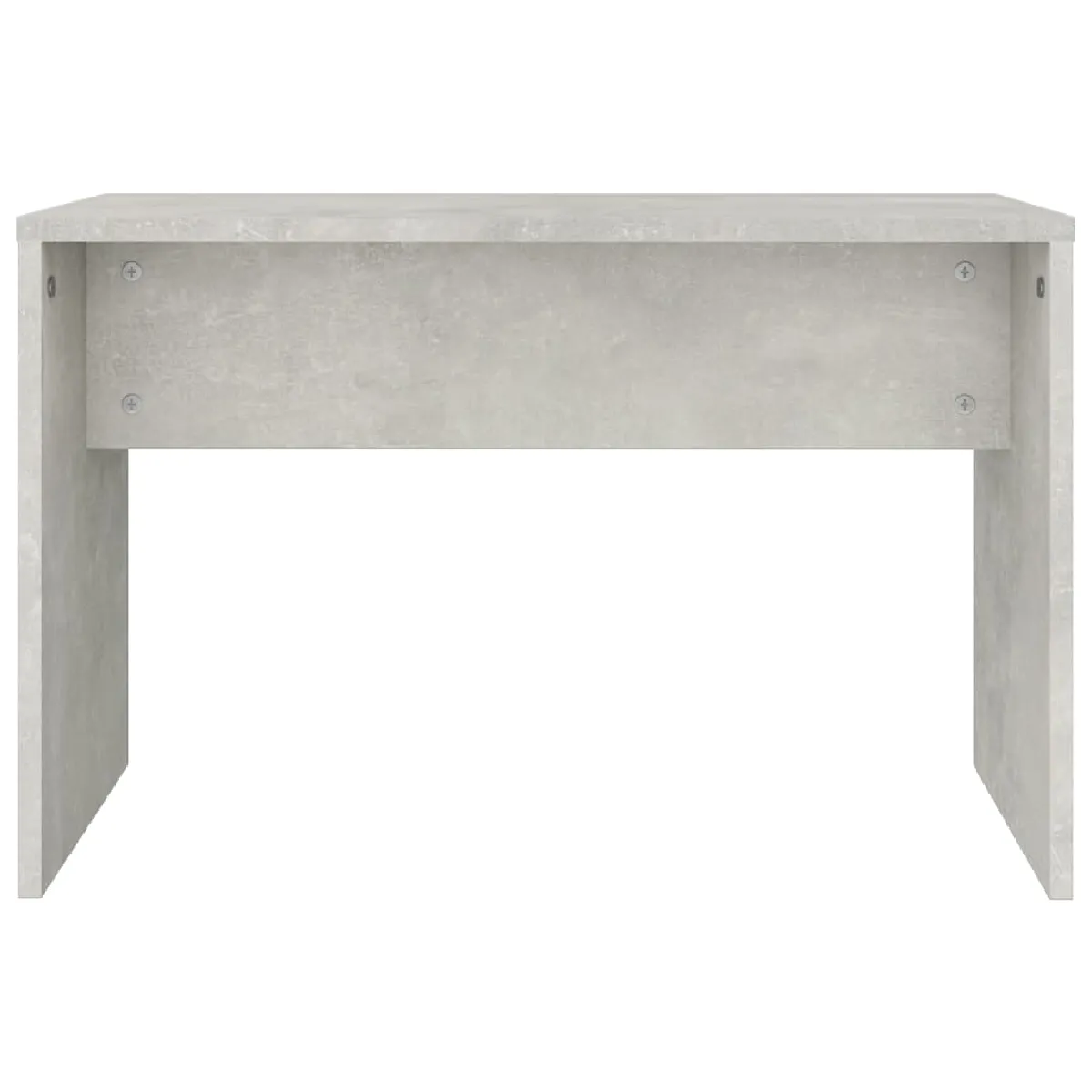 Helloshop26 Ensemble coiffeuse design - Gris béton