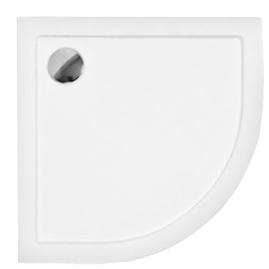 Kerra Aron douchebak kwartrond 90x90x5.5cm wit