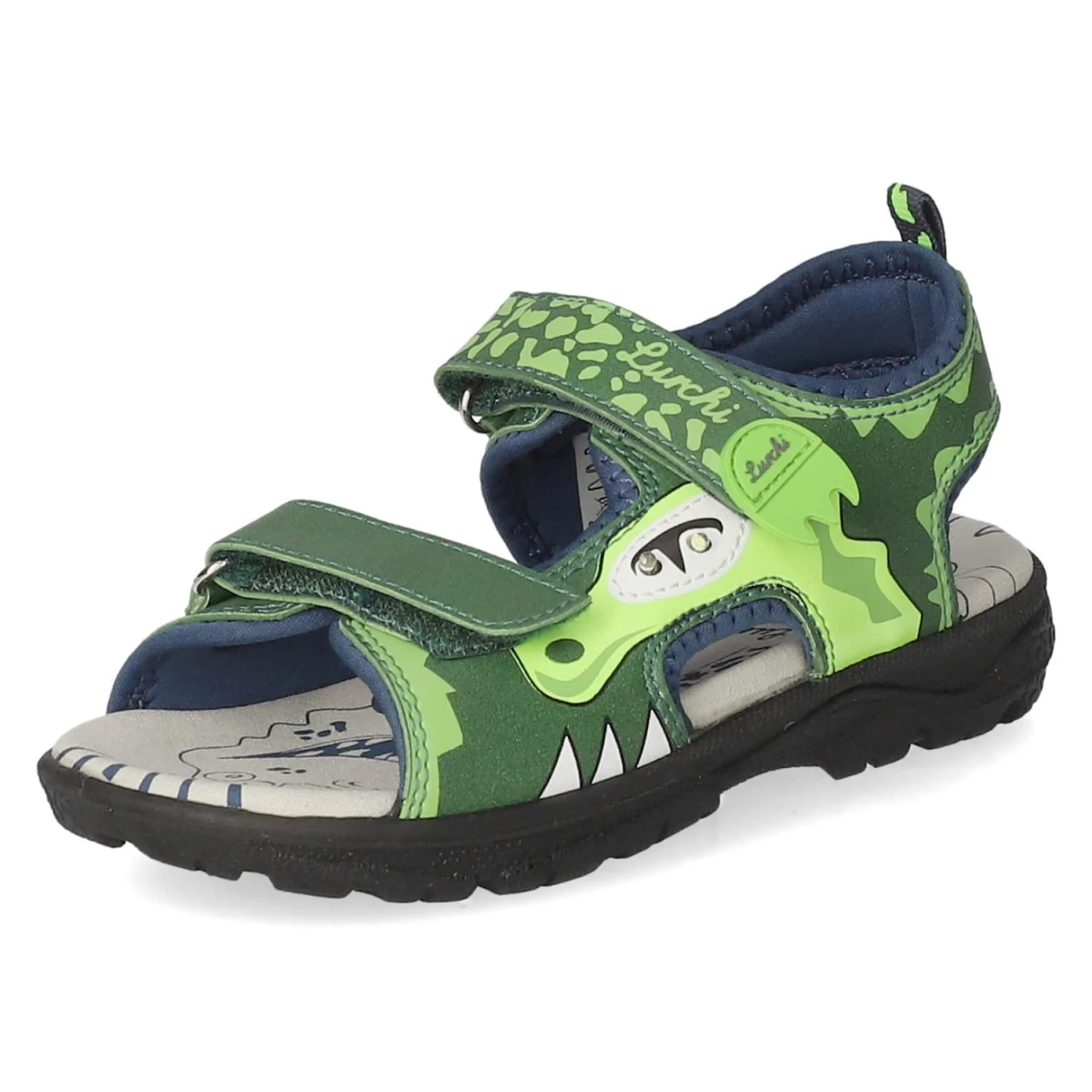 LurchiSandalen KROKI - dkgreen-navy