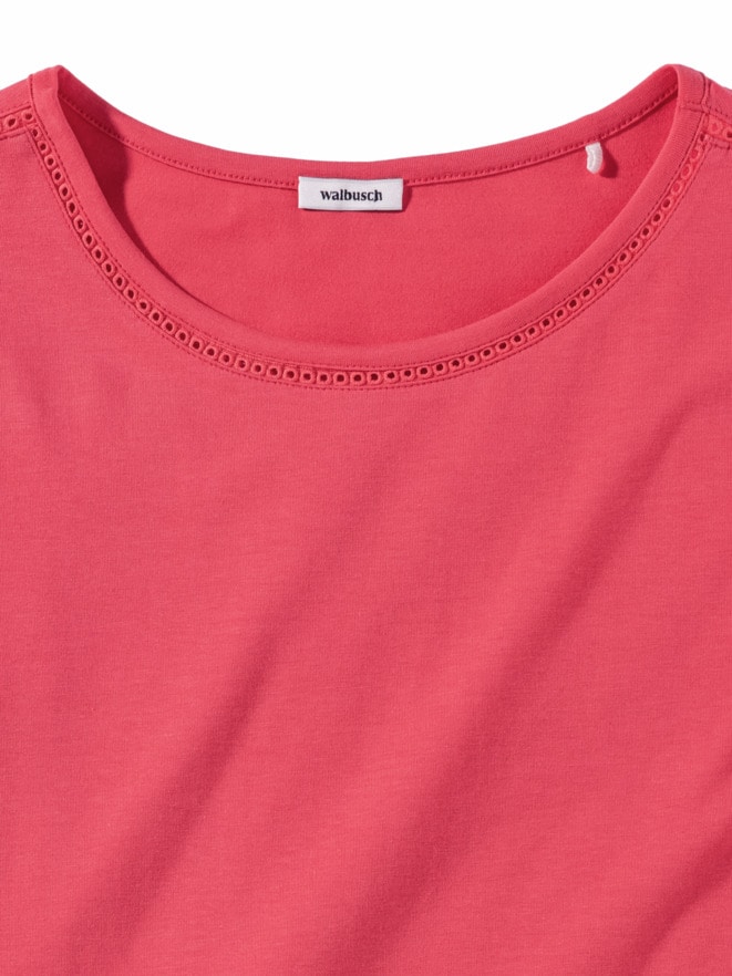 Modalmixshirt Stickereibändchen