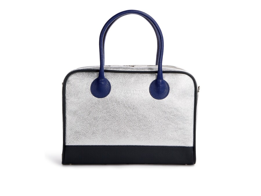 Woody PLUS silver dark-blue blue