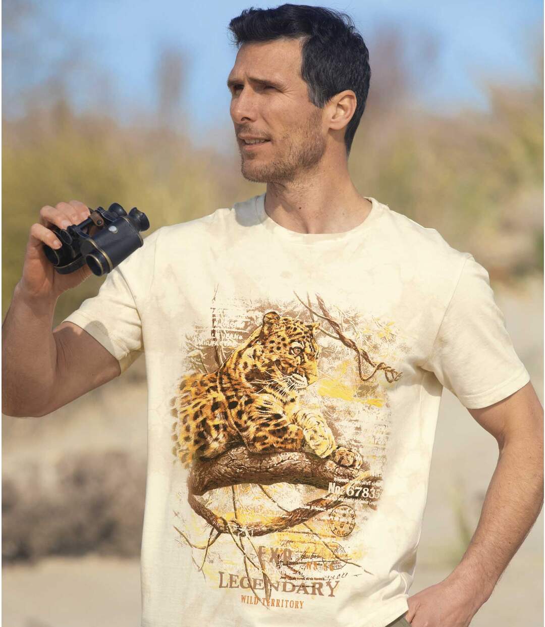 Tee-shirt Tie et Dye Panthère