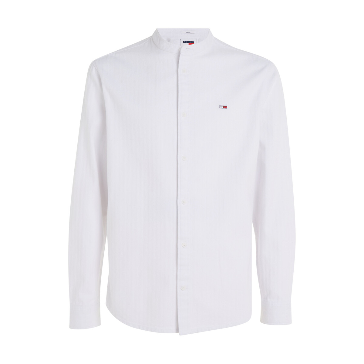 TOMMY JEANS<br>Camisa de flanela reta com gola mandarim