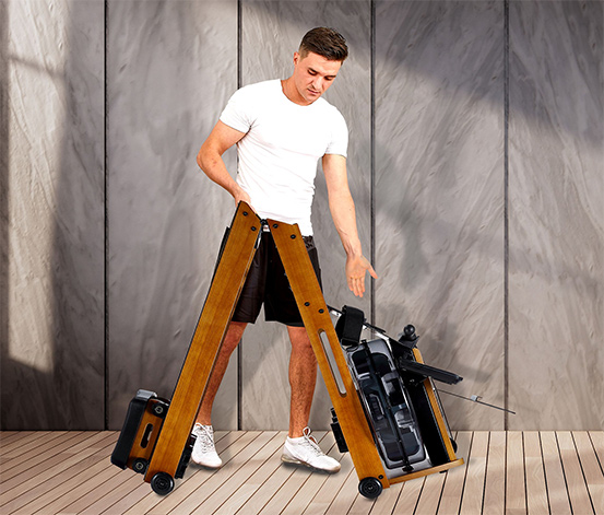 Bodycoach Wasser Rudergerät »Wood Compact«