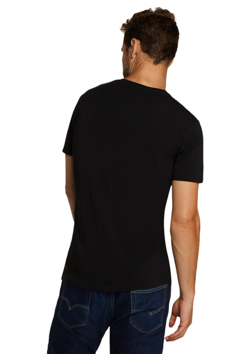 Bamboo basics zwarte heren t-shirt