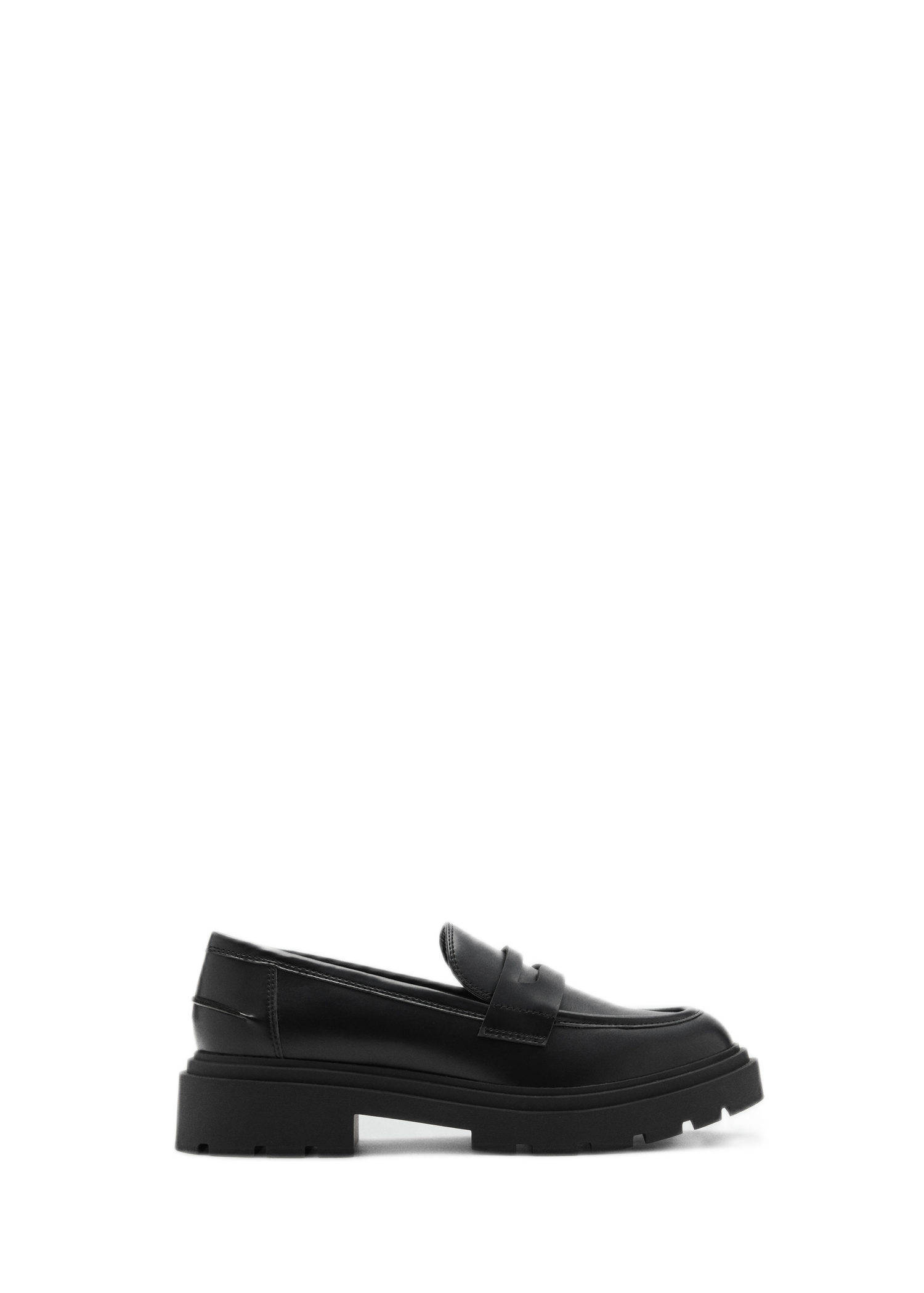 MANGO TEEN chunky loafers zwart