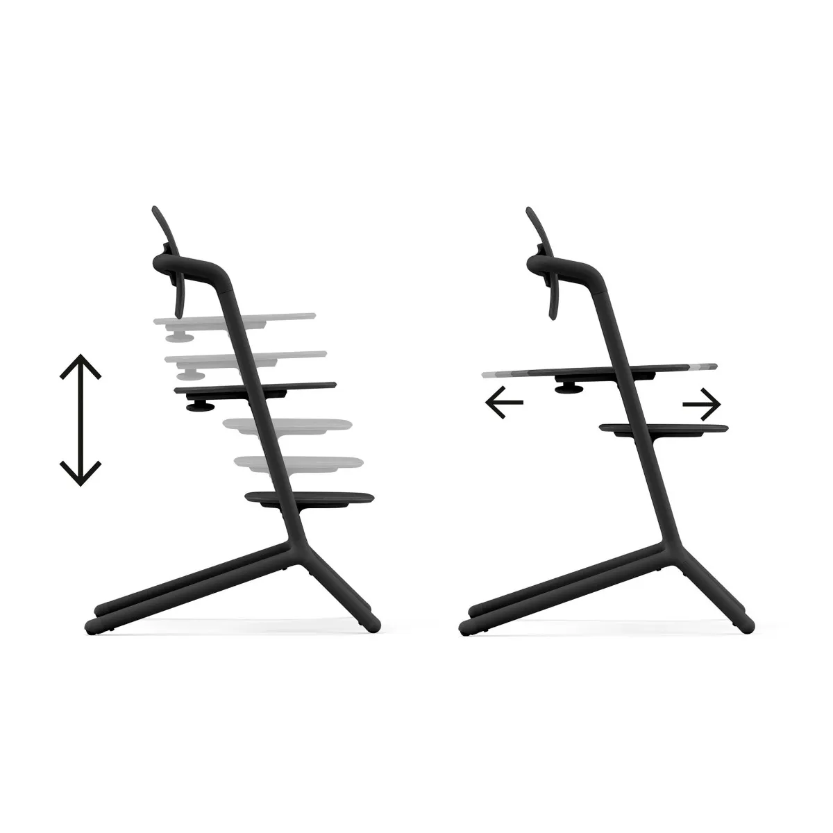 Cybex Chaise Haute 3-en-1 Lemo - Noir