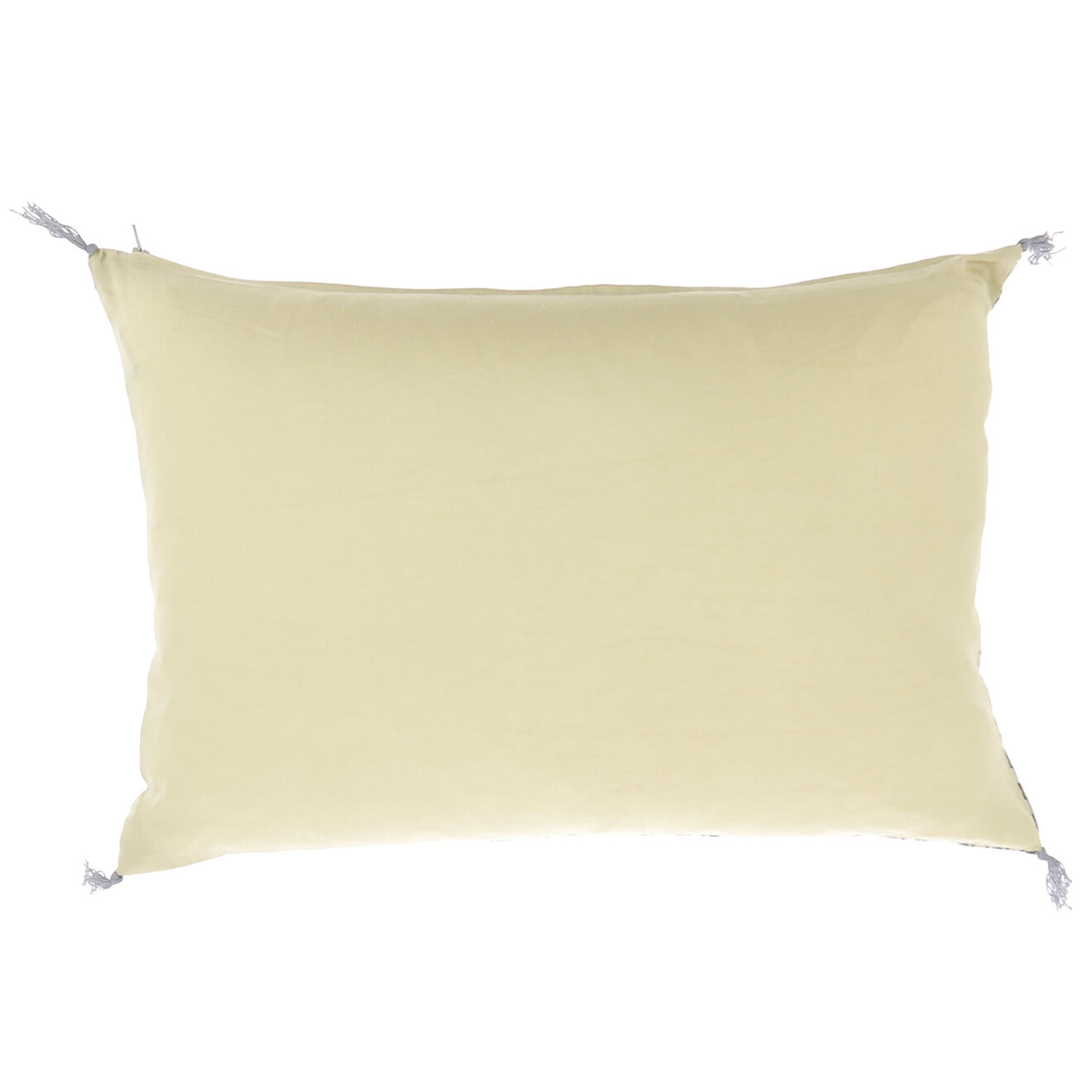 En Fil d'Indienne Housse de coussin Soie tabac - 35x50 cm