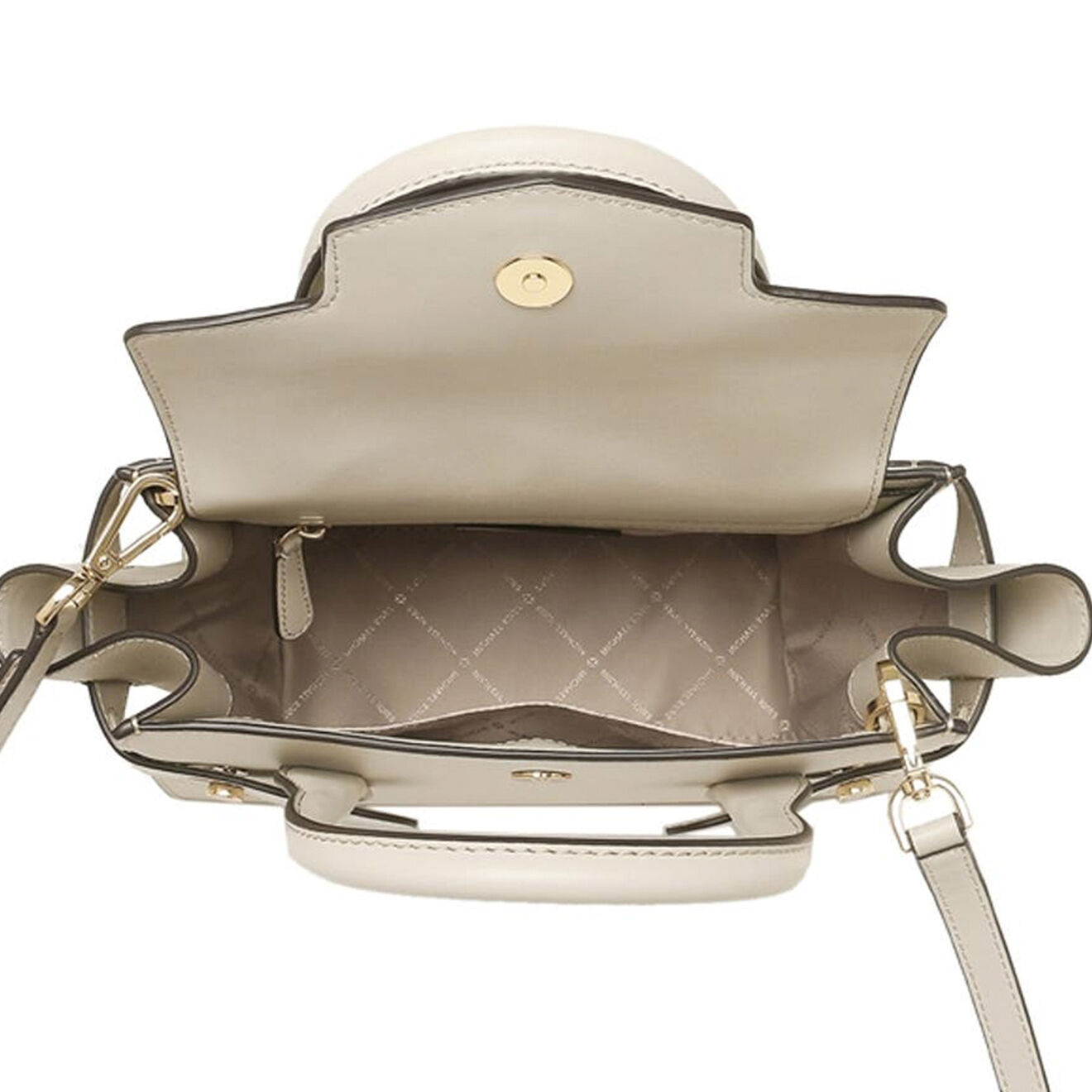 Michael Kors Sac à main en Cuir Carmen sable - 19.7x28x12.7 cm