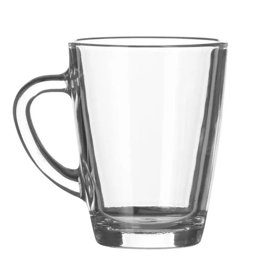 LAV Theeglazen/koffie glazen - transparant glas - 2x - 250 ml