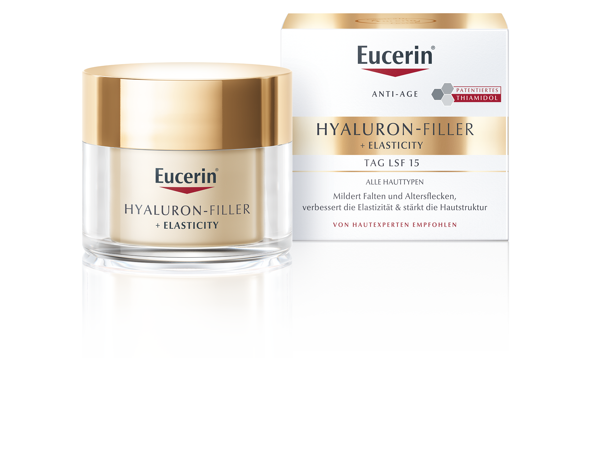 EUCERIN Hyaluron-Filler   Elasticity Tagespflege Creme LSF15 Topf 50 ml