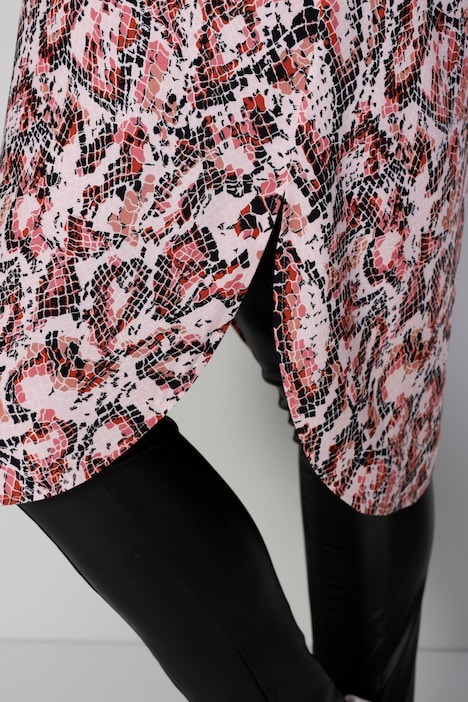 Longbluse, Animalprint, 3/4-Ärmel