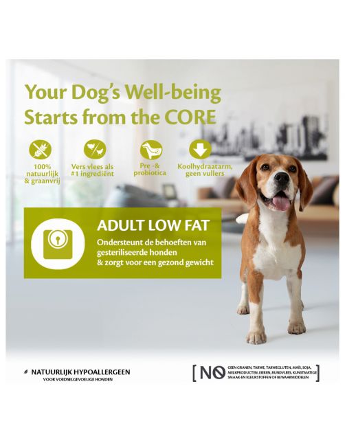 Wellness Core Grain Free Dog Healty Weight Kalkoen - Hondenvoer