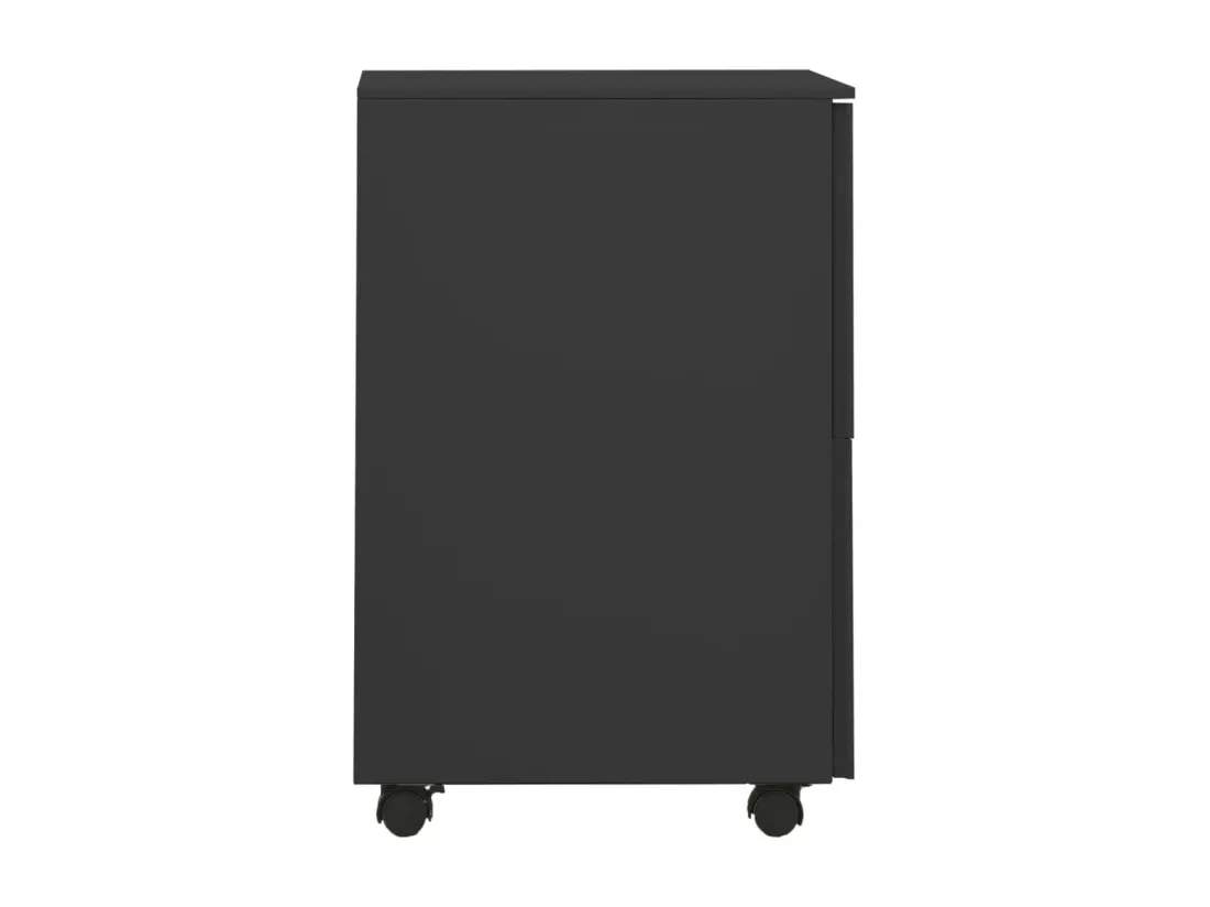 Classeur mobile Anthracite 39x45x67 cm Acier