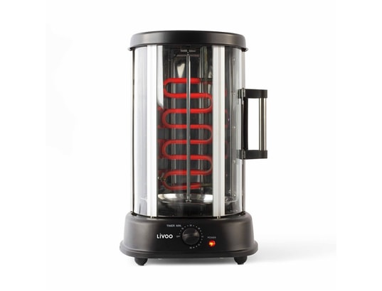 LIVOO - Grill kebab pro Grill vertical dom 323 - puissance 1500 w, 21 l, rotation ...