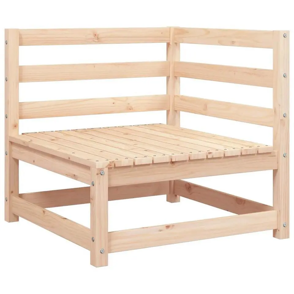vidaXL - Loungeset - Grijs - Grenenhout