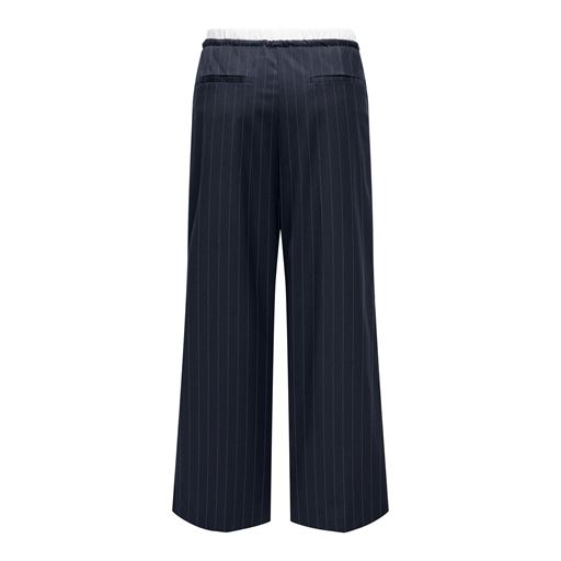 ONLY Tille Højtaljede Stripe Bukser, Salute White Pinstripe, XS/L32