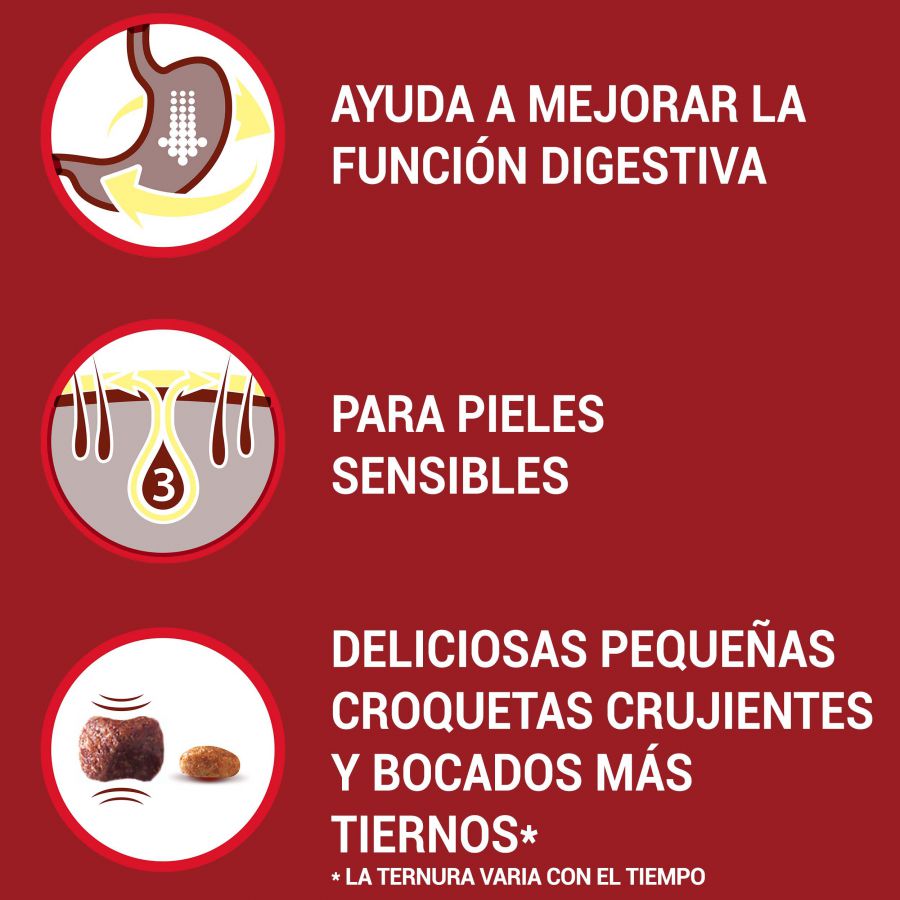 Ração para cães Purina One Adult Mini Bifensis Delicado Salmão e Arroz