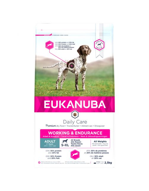 Eukanuba Daily Care Adult Working & Endurance - Hondenvoer