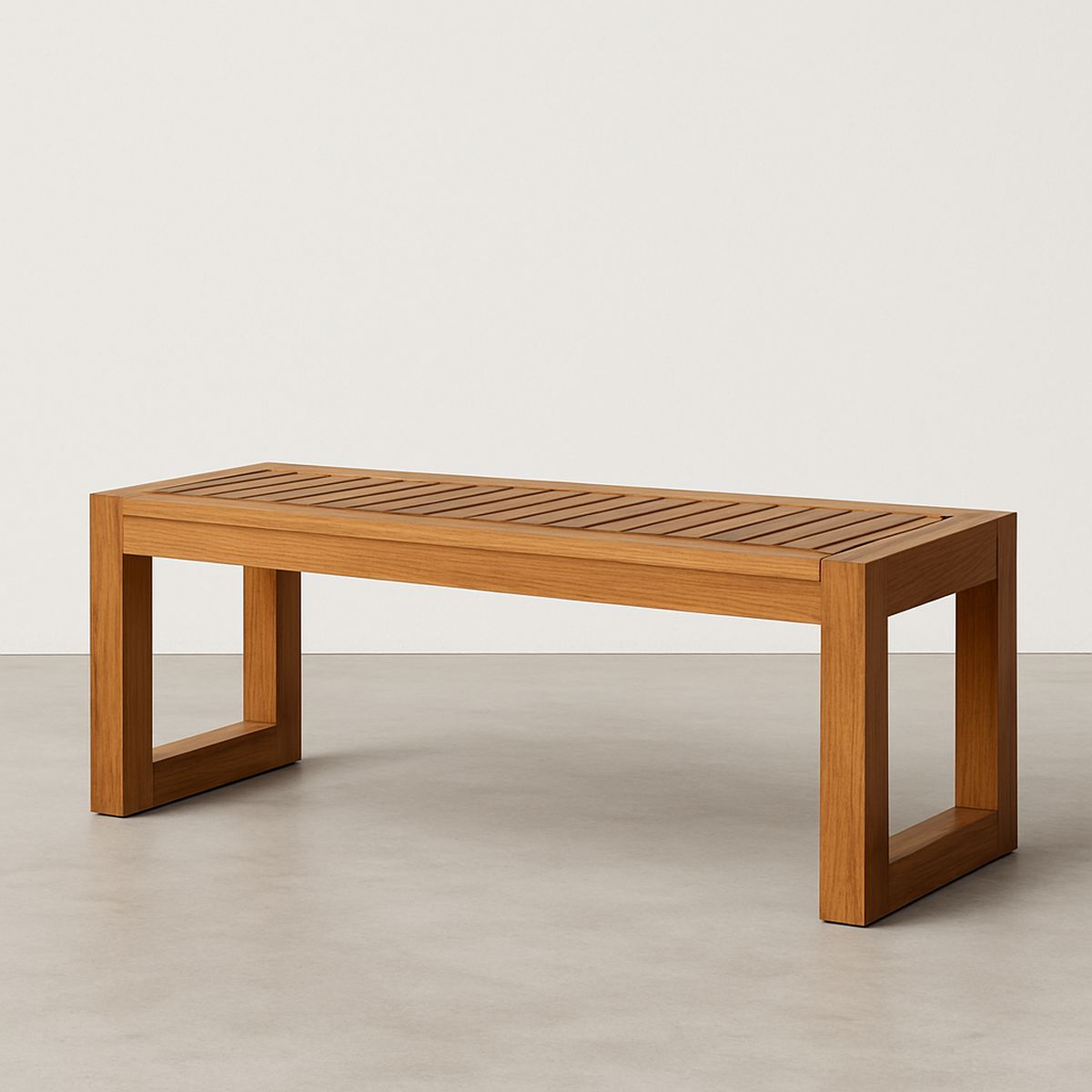 Teakholzbank Rechteckig 180cm x 45cm x 45cm