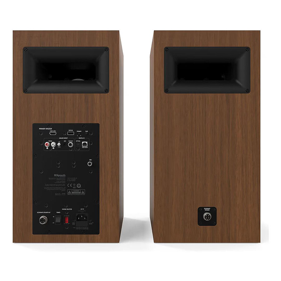 Rega Planar 1 Noir Mat + Klipsch The Nines Noyer