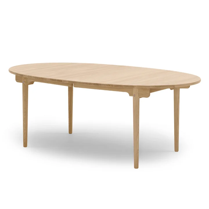 Carl Hansen - CH338 ausziehbarer Esstisch, 200 x 115 cm, Eiche geölt (mit Auszug für 2 Platten)