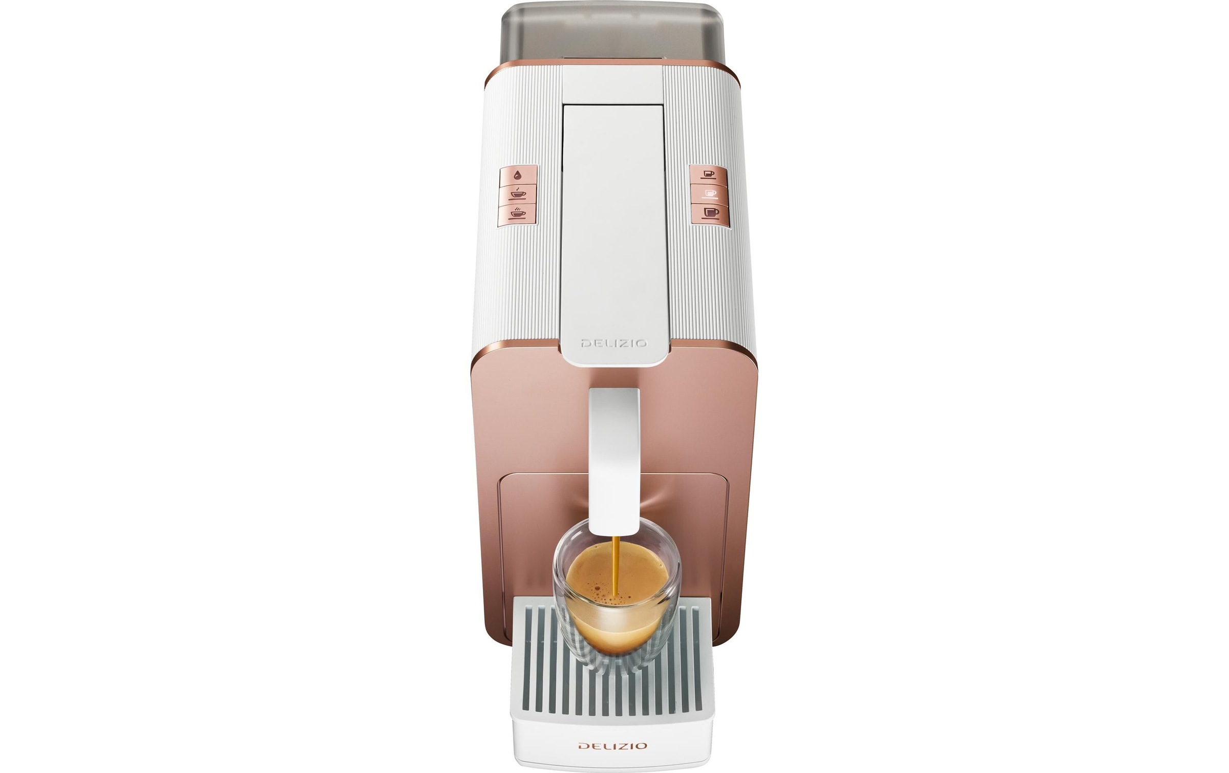 Kapselmaschine »Delizio Viva elegante Rosegold/Weiss«