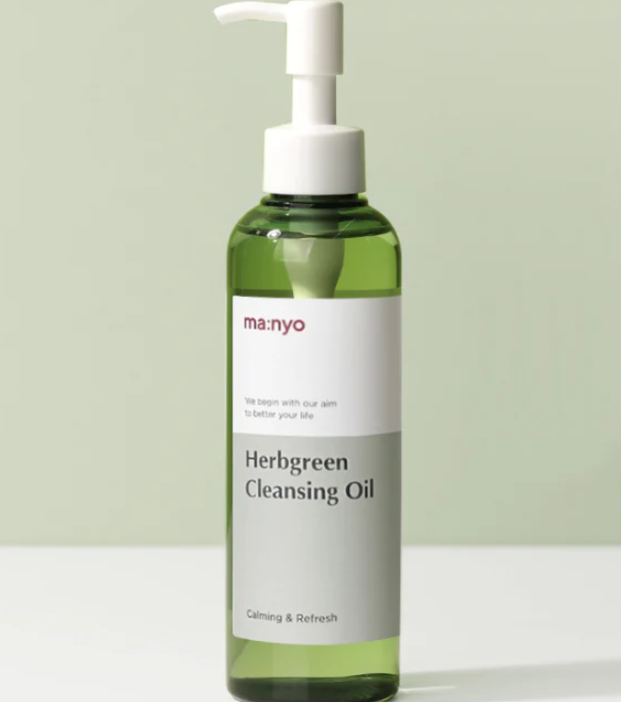 ma:nyo - *Herbgreen* - Óleo de limpeza facial calmante
