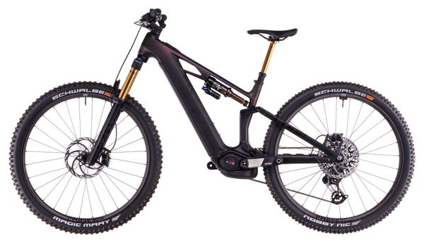 VTT Électrique Tout-Suspendu Cube Stereo Hybrid One44 HPC SLT 800 Sram XX Eagle AXS 12V 800 Wh 29'' Gris Irisé Liquid Lava 2025