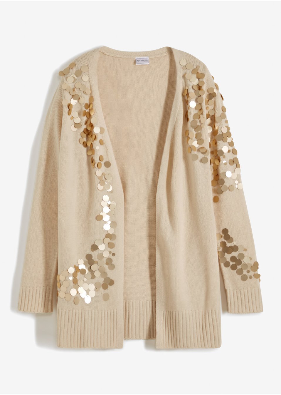 Gilet en maille à paillettes