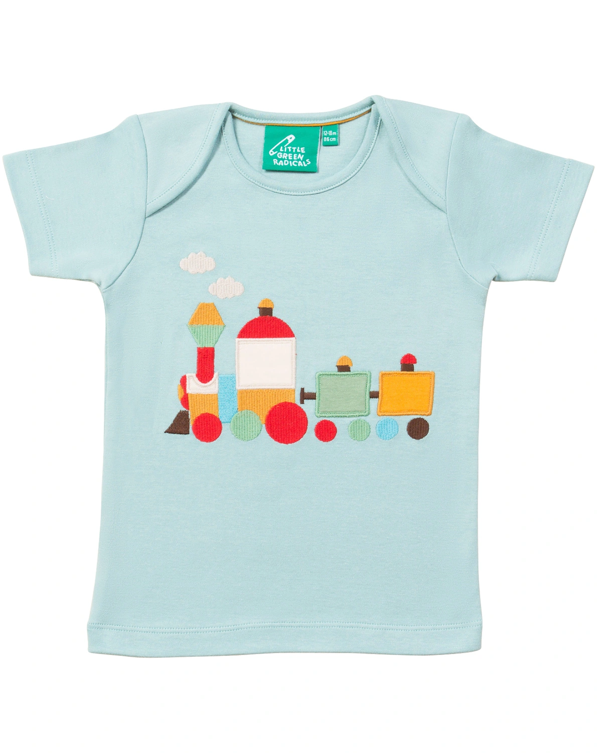 T-Shirt LITTLE TRAIN in hellblau