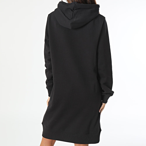 Robe Sweat Capuche Femme 0344 Noir