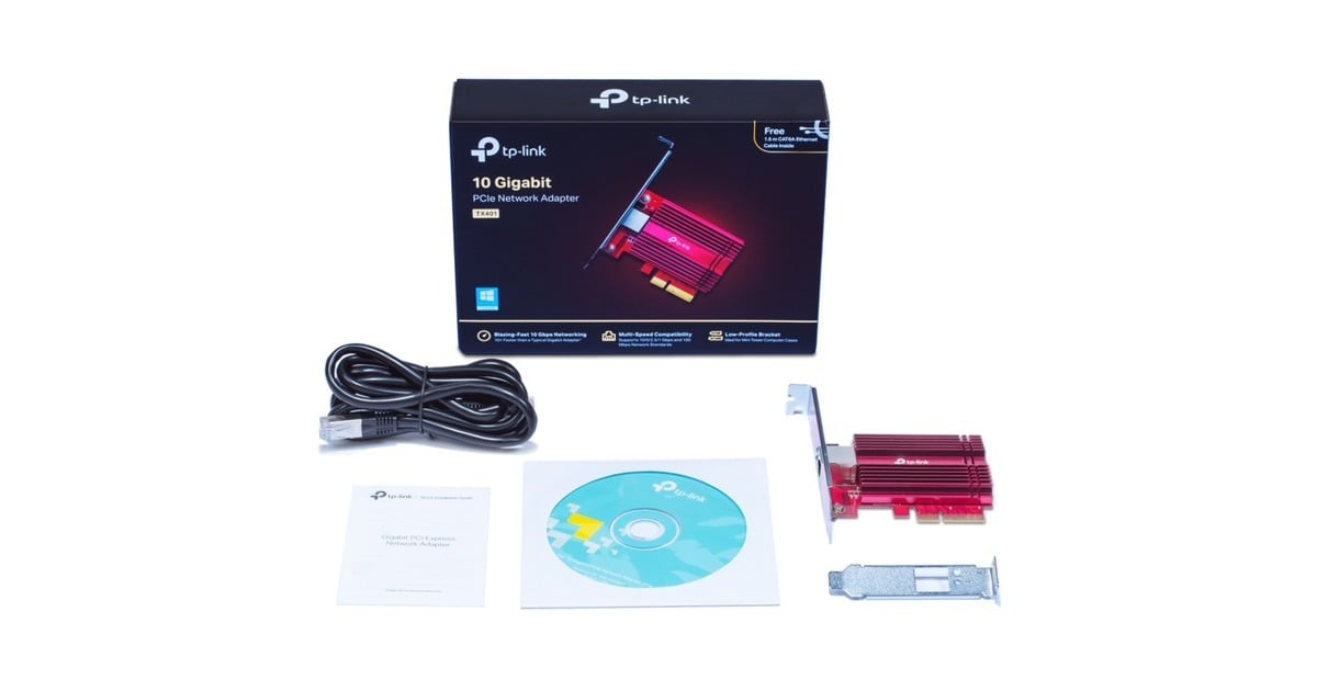 TP-LinkTX401 Gigabit PCI Express Netwerk Adapter netwerkadapter  (Rood)
