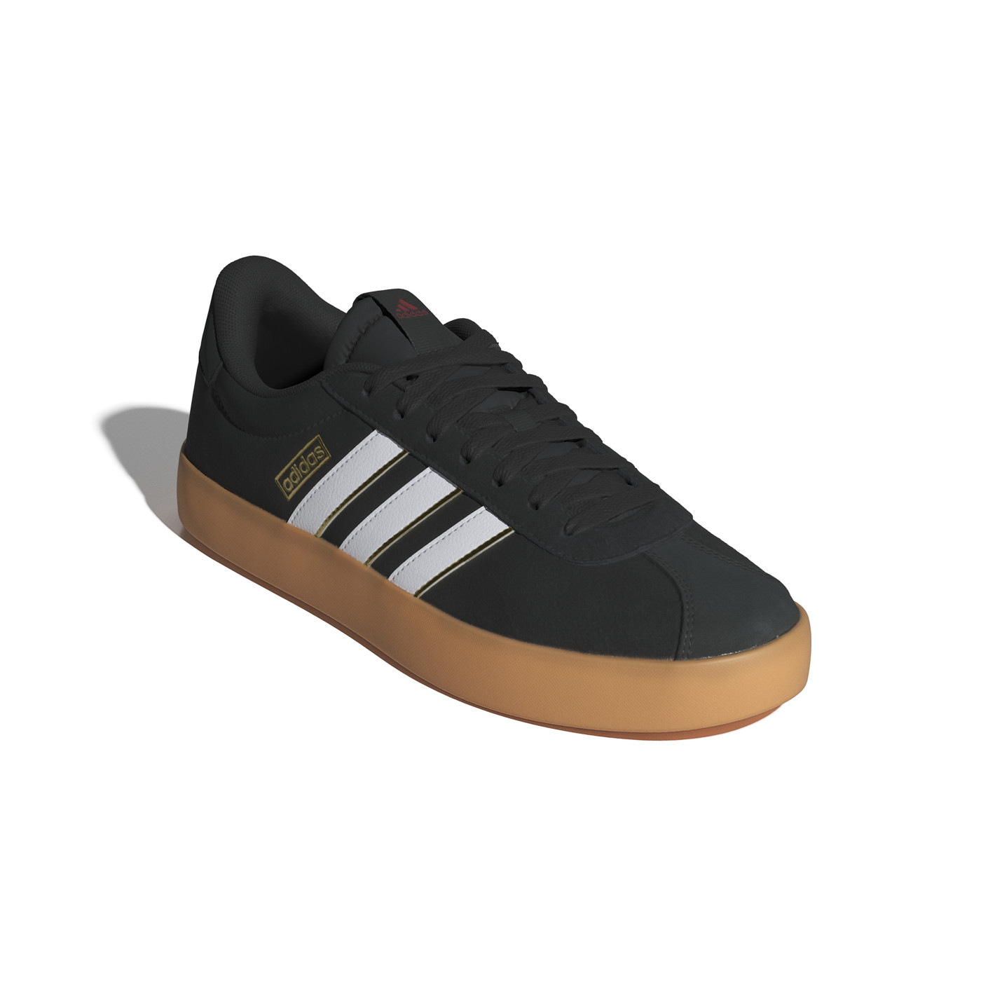 Adidas VL Court 3.0 Sneakers Zwart Wit Lichtbruin