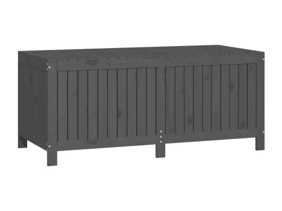 Boîte de rangement de jardin Gris 147x68x64 cm Bois de pin