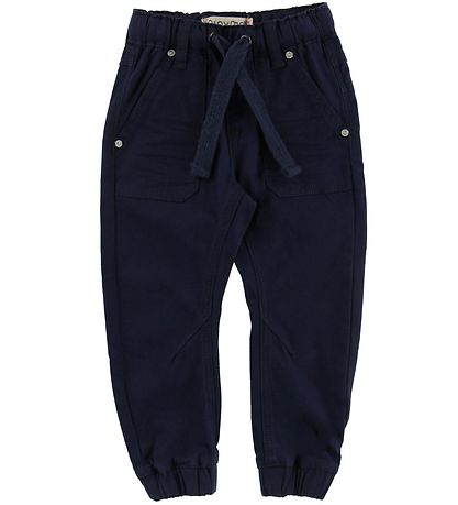 Minymo Hosen - Twill Loose - Navy