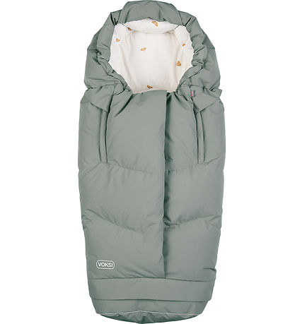 Voksi Fußsack - City North - 90/115 cm - Wiese Green/Flügel