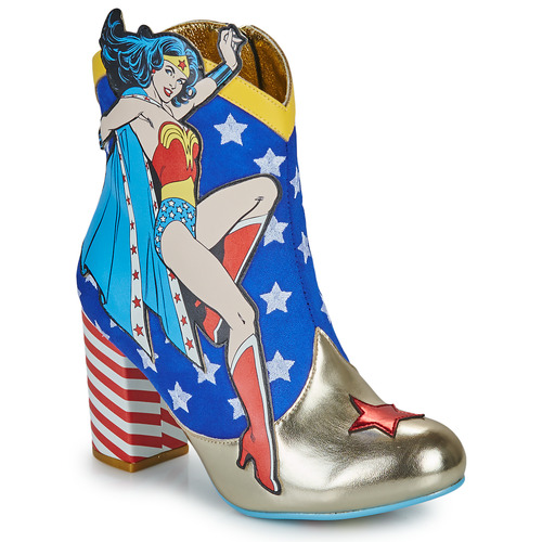 Irregular Choice - STRONGER TOGETHER - Bleu / Rouge / Doré