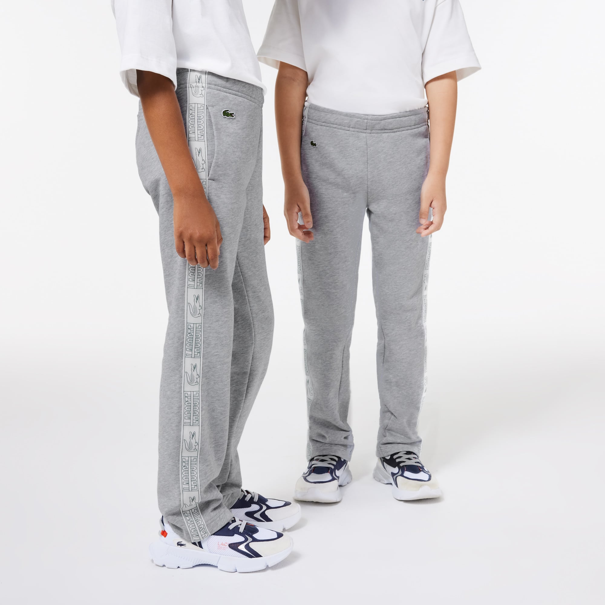Pantalon de survêtement en molleton coton Pantalons & Shorts - Gris - Lacoste - Enfant