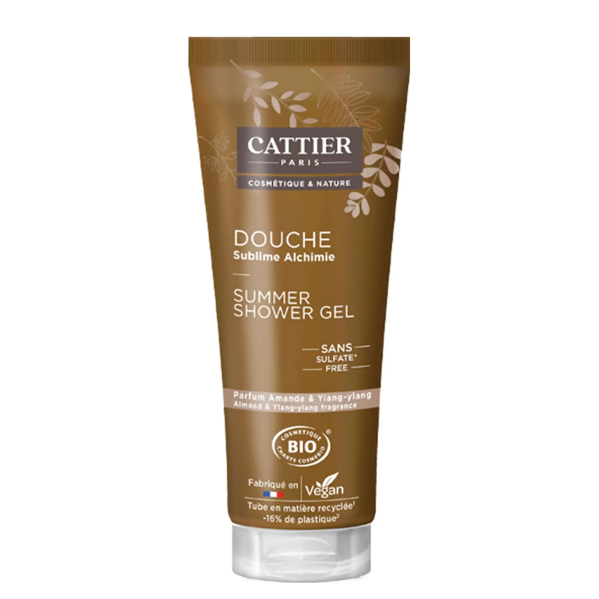 Cattier - Sublime Alchimie Gel douche sans sulfates- Soin corps et bain
