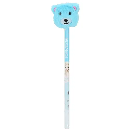 Depesche TOPModel Bleistift mit Eisbär-Topper ICEWOLRD, 1 Stück, 3-Fach sortiert