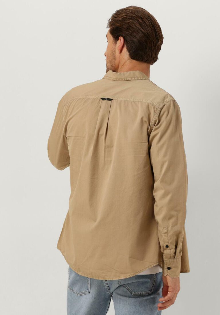 CALVIN KLEIN beige calvin klein overshirt regular shirt