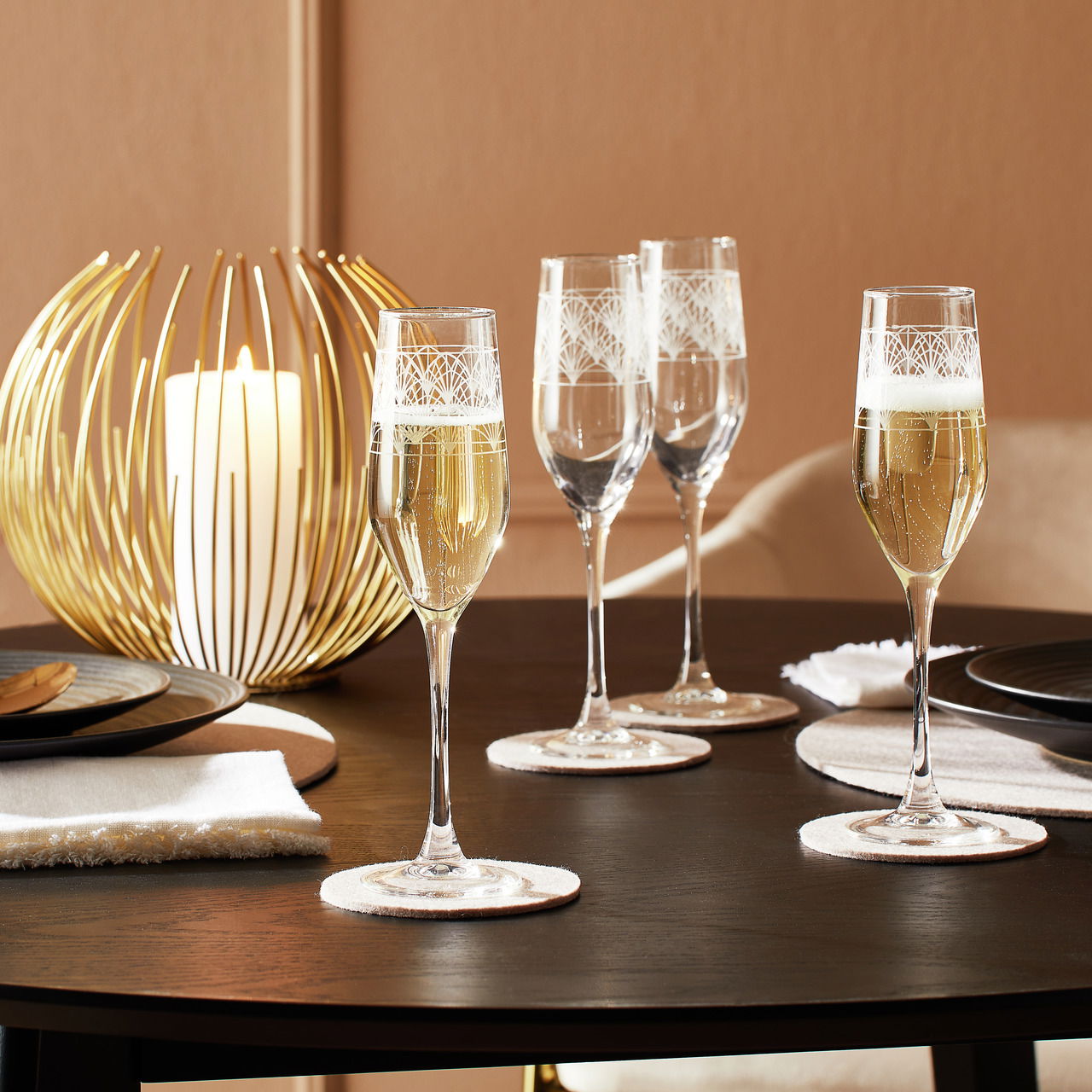 Creatable Sektglas 4er-Set PARADISIO