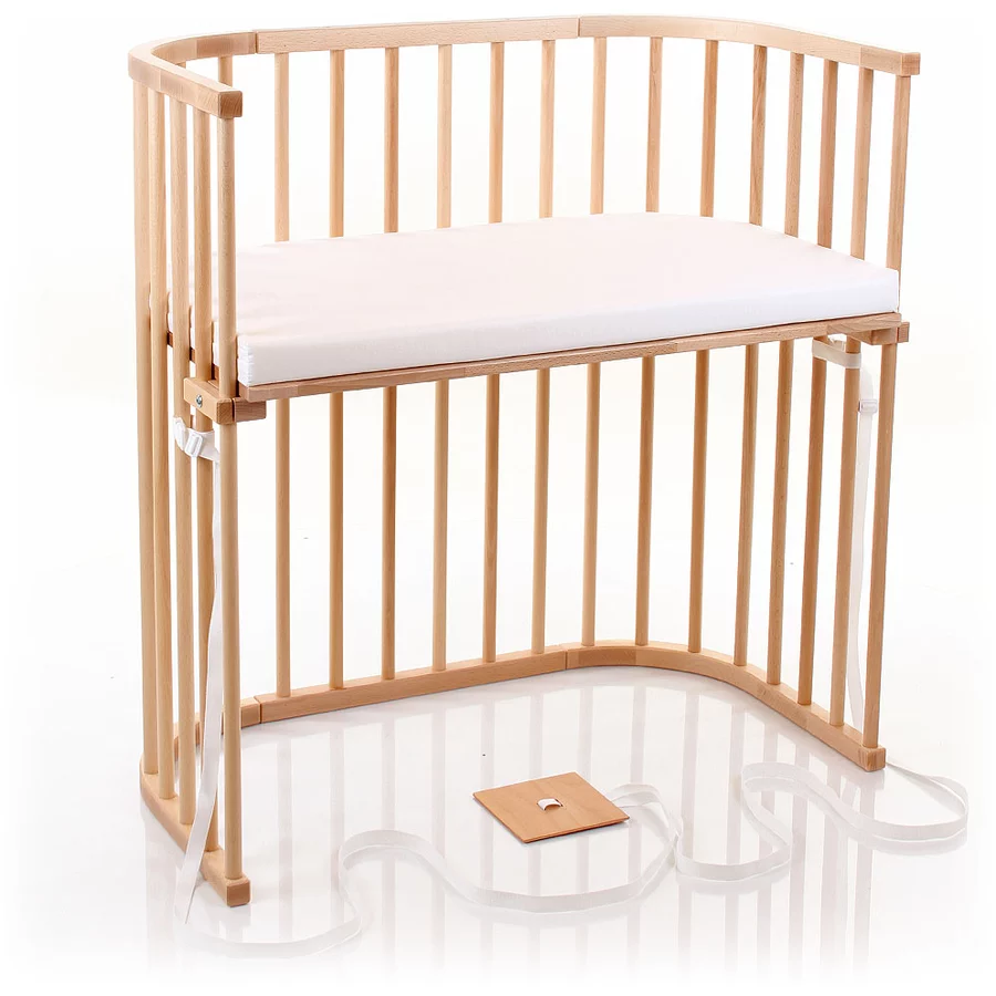 babybay Beistellbett Boxspring natur lackiert