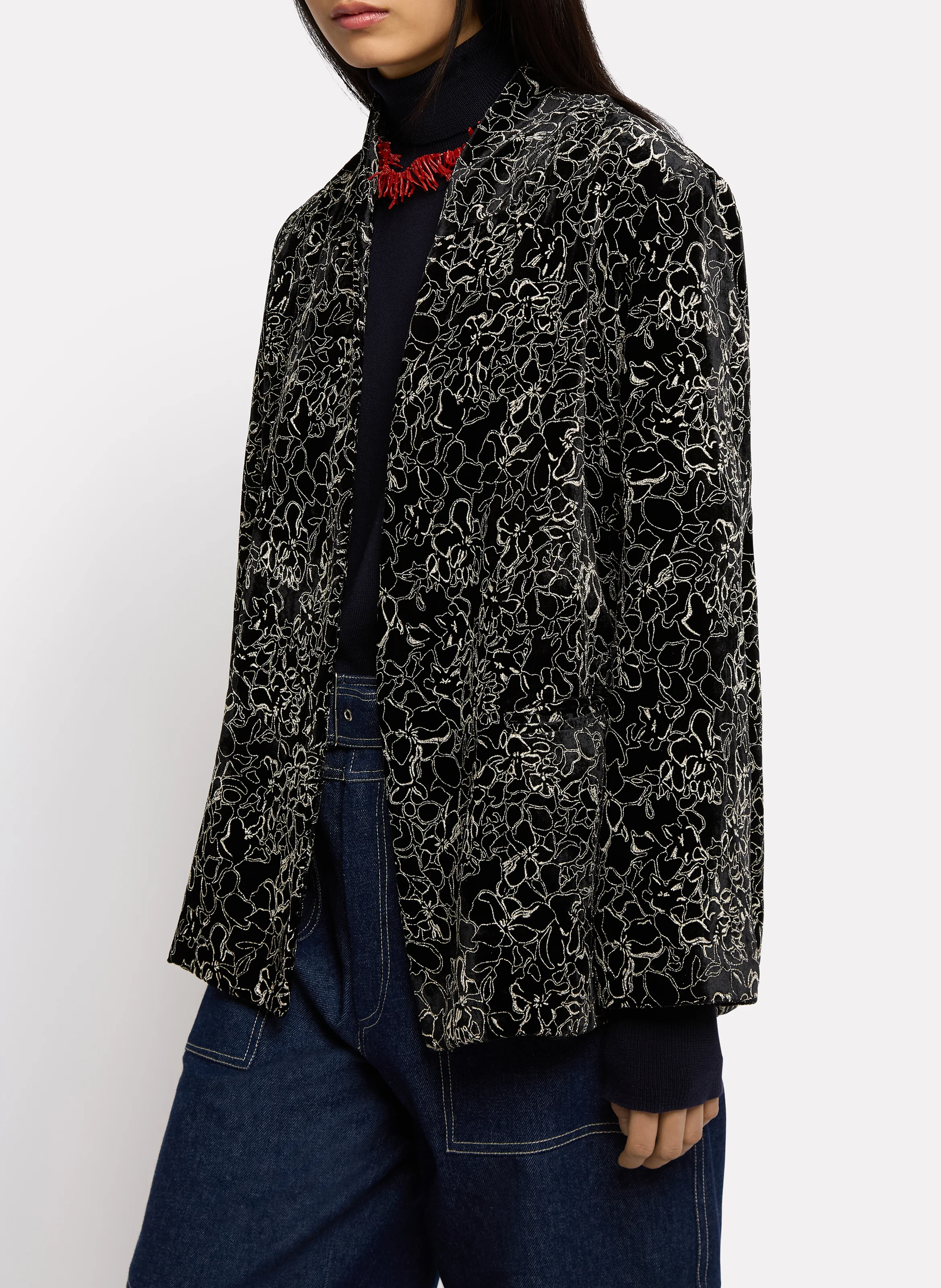 ALDO - Veste droite pailletée | Noir