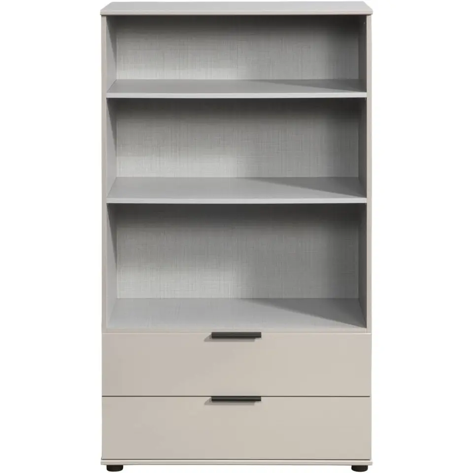 Kast Lucca 2-deurs - greige - 140x81x40 cm