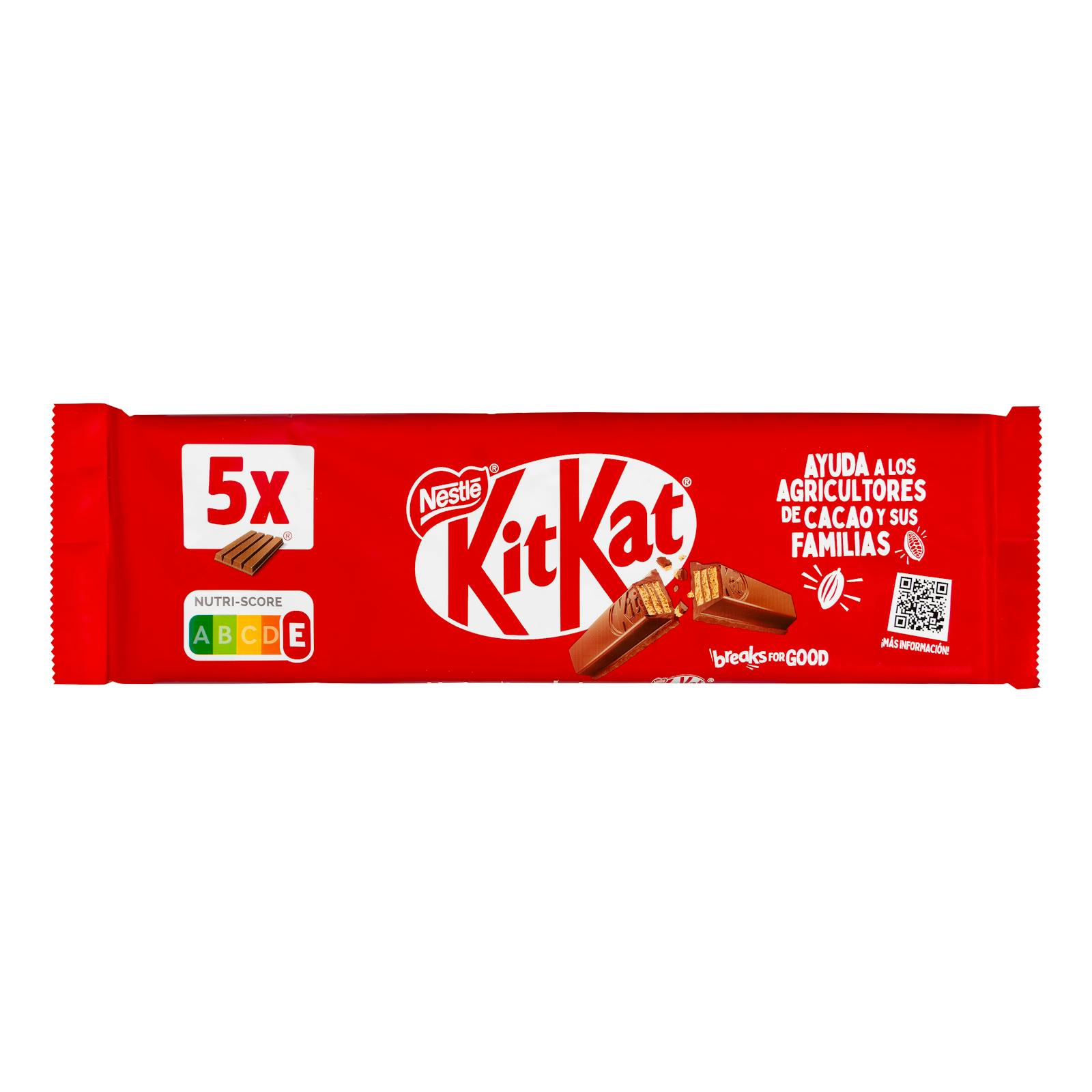 Barres de gaufrettes Kit-Kat enrobées de chocolat au lait