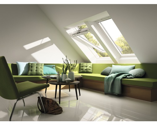 VELUX INTEGRA GGU CK02 006621 ENERGY PLUS draai-kiepraam 55x78 cm incl. draadloze wandschakelaar