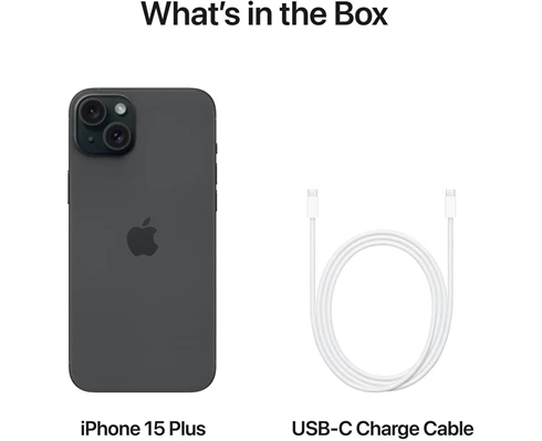 Apple iPhone 15 Plus 256GB - Black